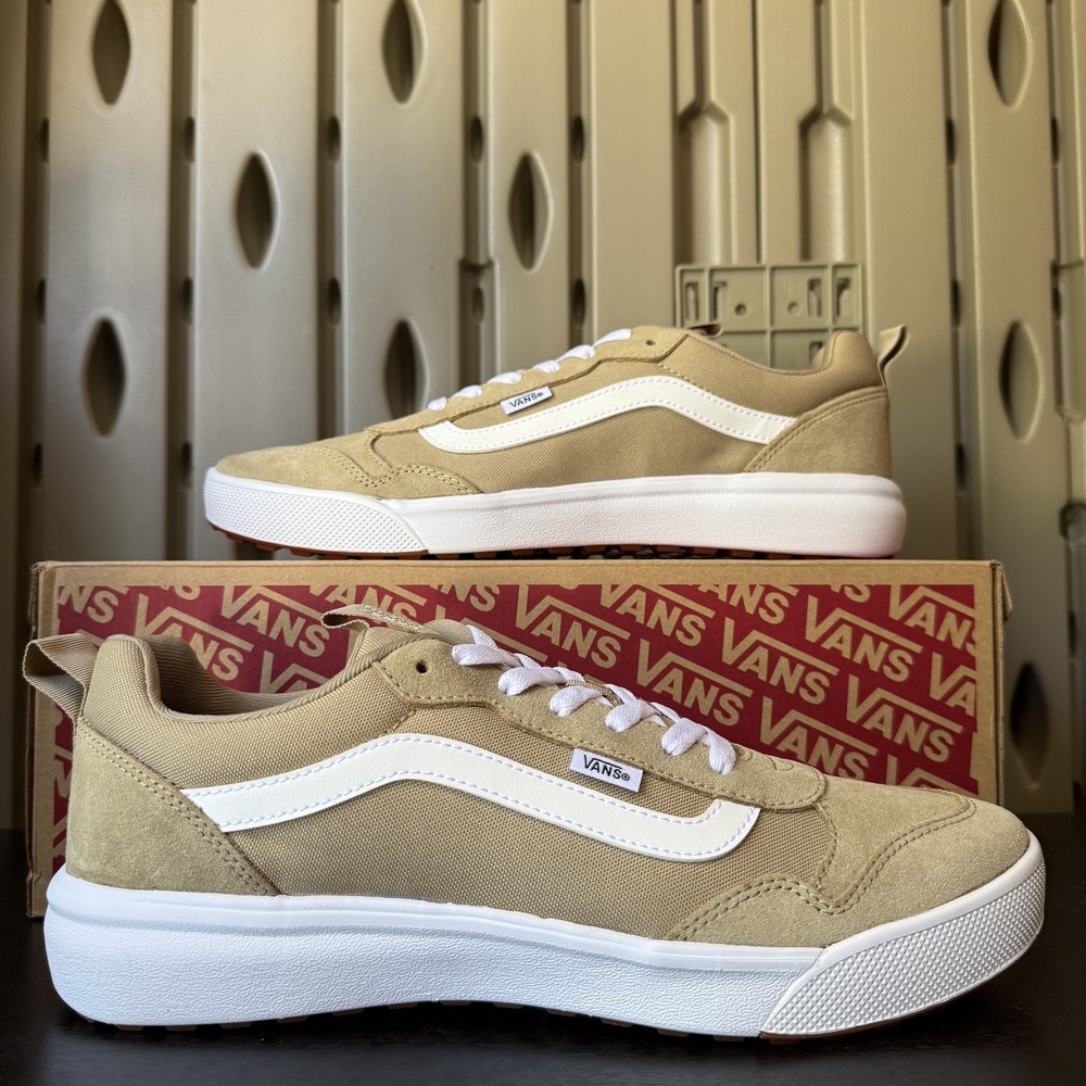 Vans Range EXP Men's Sneakers Shoes Tan Beige Suede Men's Size 12